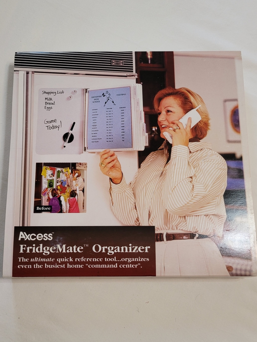 Axcess FridgeMate Organizer - Magnetic, White, NIB (Unopened)